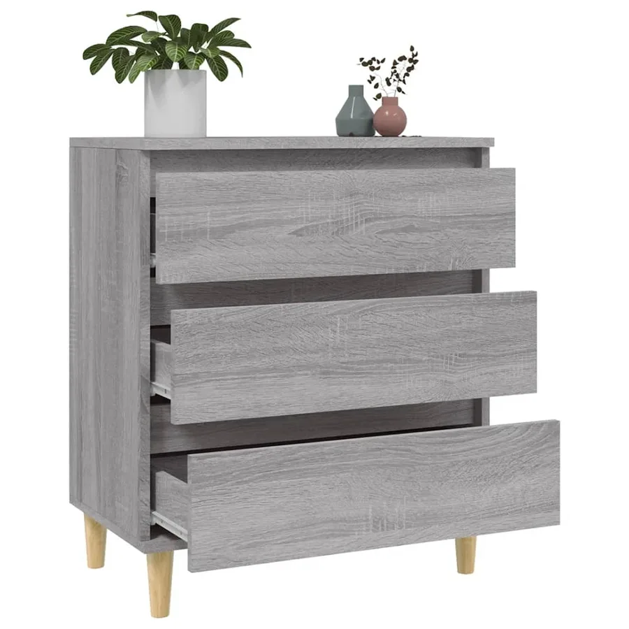 Buffet Sonoma gris 60x35x70 cm Bois d'ingénierie - 5