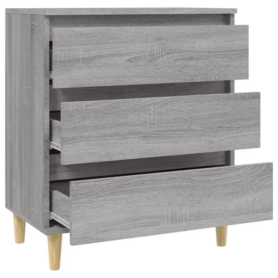 Buffet Sonoma gris 60x35x70 cm Bois d'ingénierie - 7