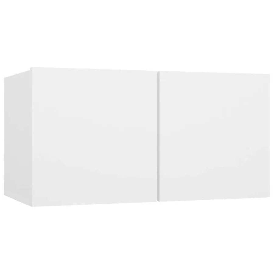 Ensemble de meubles TV 7 pcs Blanc Bois d'ingénierie - 5