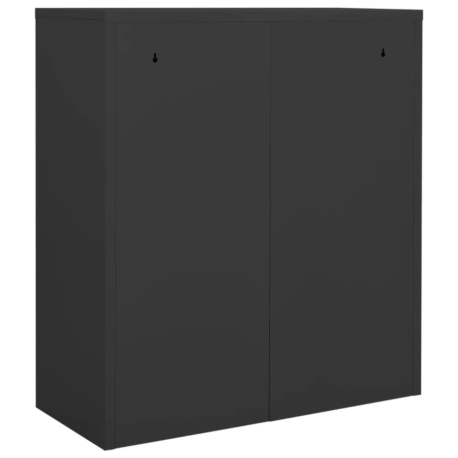 Armoire de bureau et jardinière Anthracite 90x40x125 cm Acier - 13