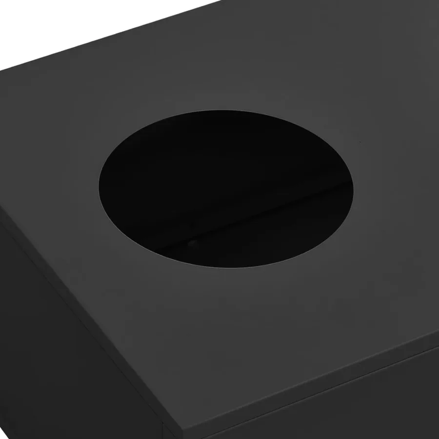 Boîte à fleurs de bureau Anthracite 90x40x23 cm Acier - 5