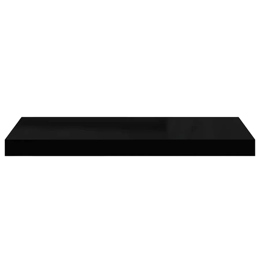Étagères murales flottantes 4 pcs noir 60x23,5x3,8 cm MDF - 7