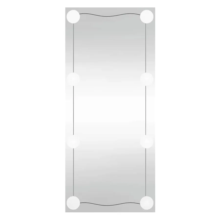 Miroir mural avec lumières LED 30x80 cm verre rectangulaire - 2