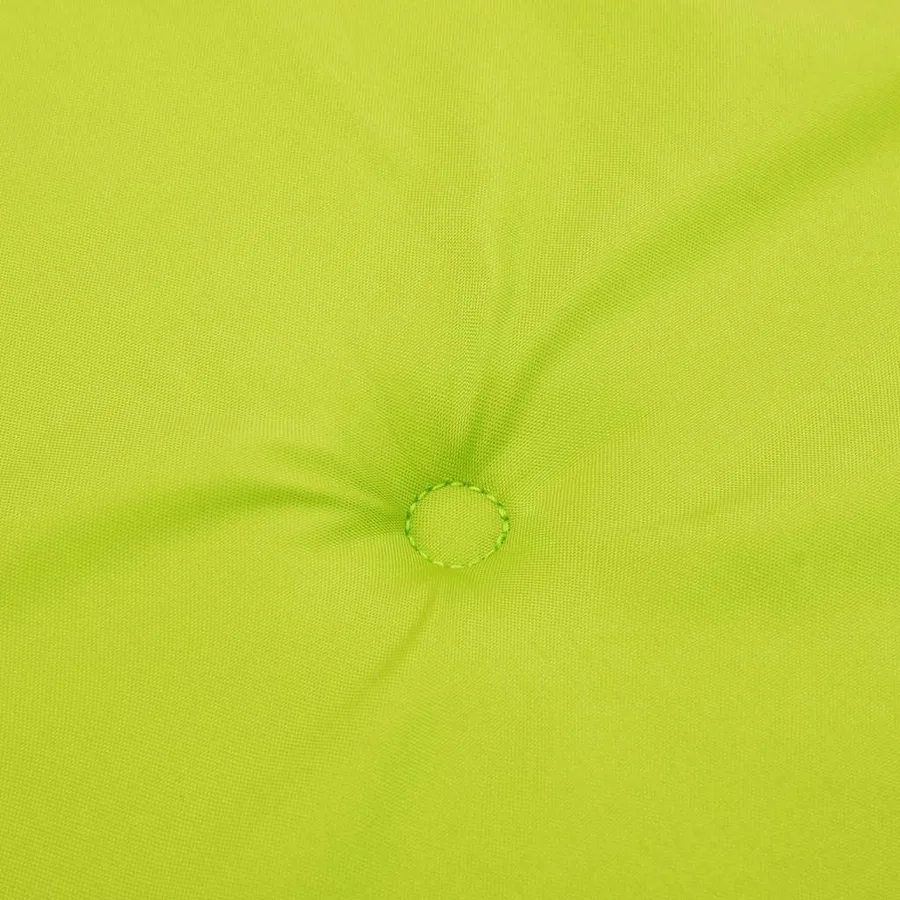 Coussins de chaise de jardin à dossier haut lot de 6 vert vif - 8