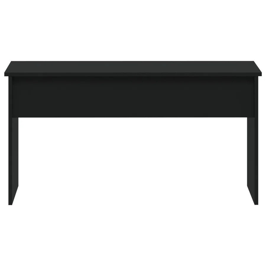 Table basse noir 102x50,5x52,5 cm bois d'ingénierie - 4