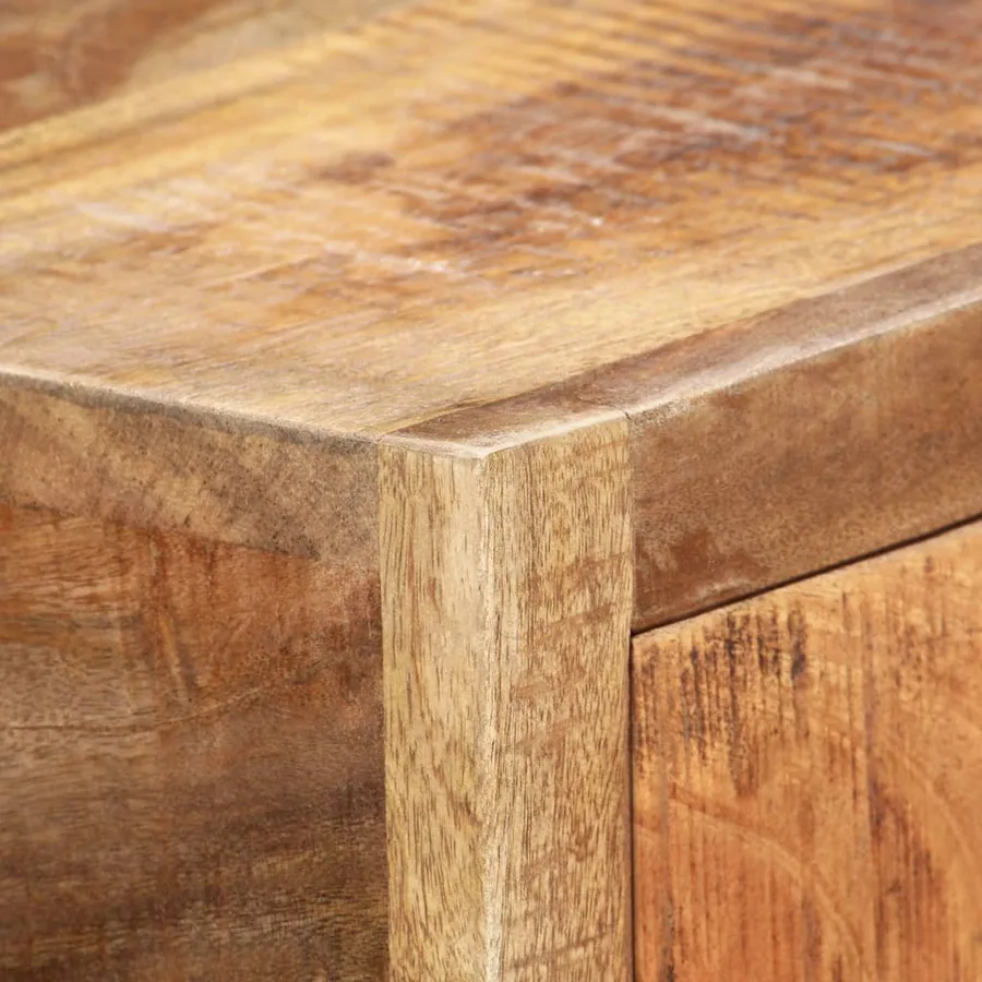Table console Doré 90x30x75 cm Bois de récupération massif - 5