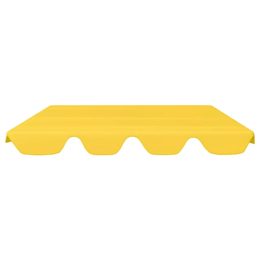 Toit de rechange balançoire jaune 188/168x145/110 cm - 3