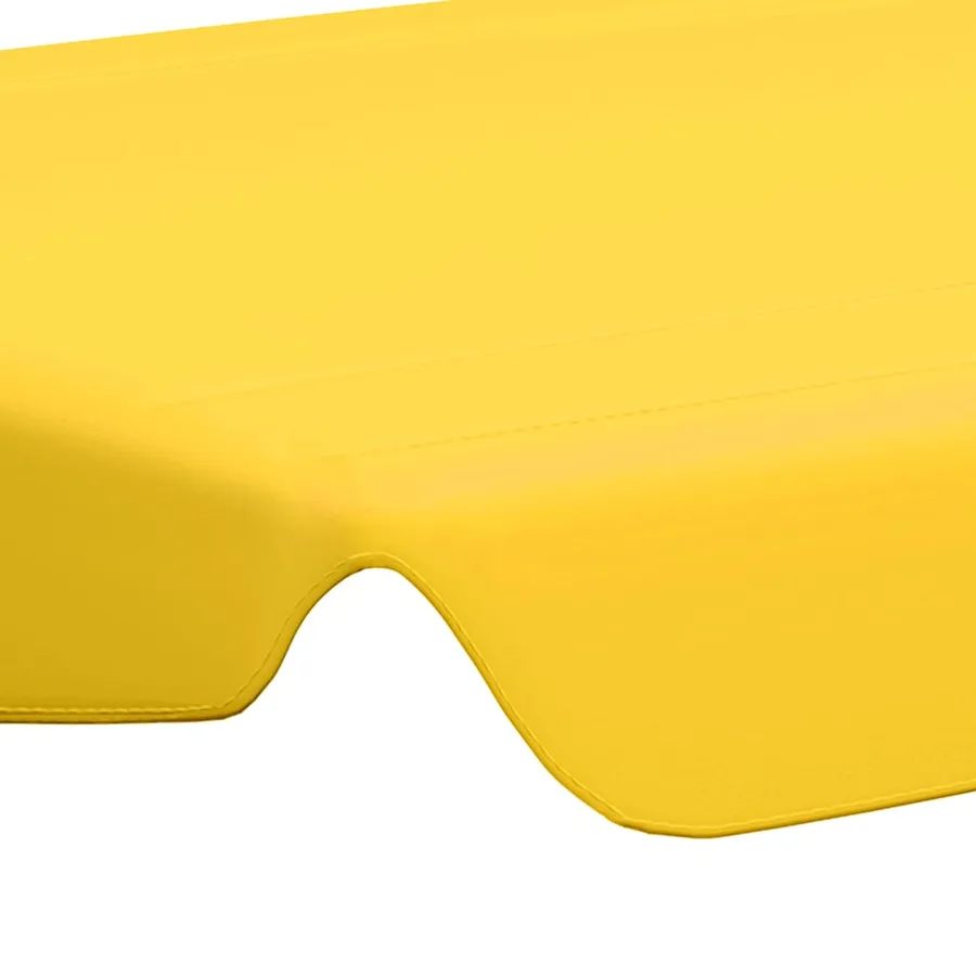 Toit de rechange balançoire jaune 188/168x145/110 cm - 5
