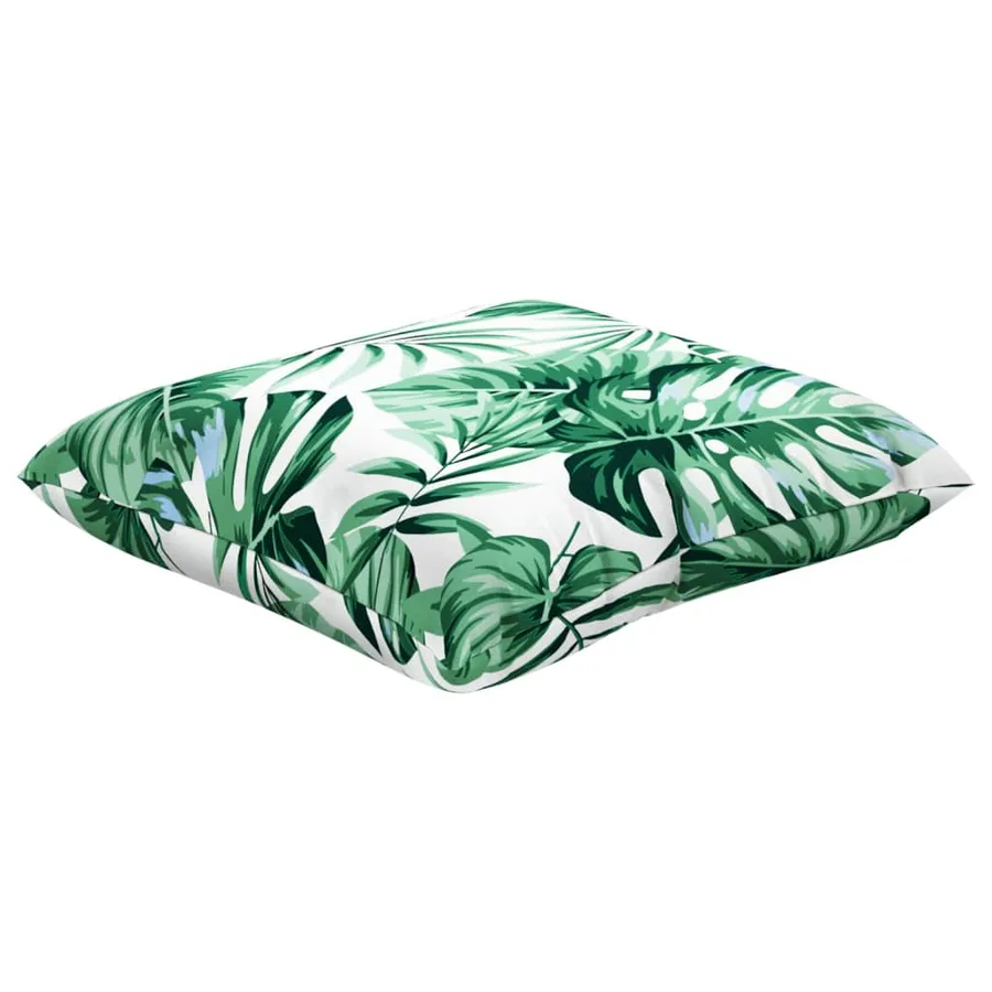Coussins de canapé lot de 4 motif de feuilles 40x40 cm tissu - 5