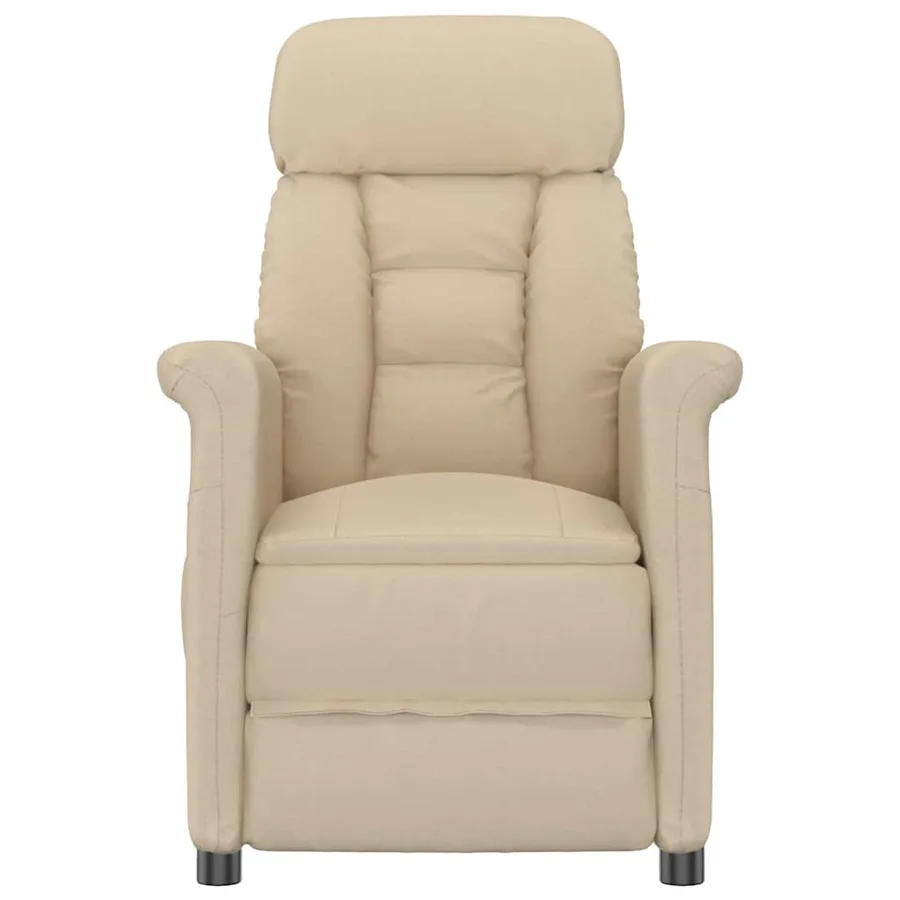 Chaise de massage Crème 96,5 x 70,5 x 95 cm Microfibre - 3