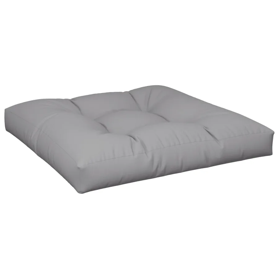 Coussins de palette lot de 2 gris tissu - 4