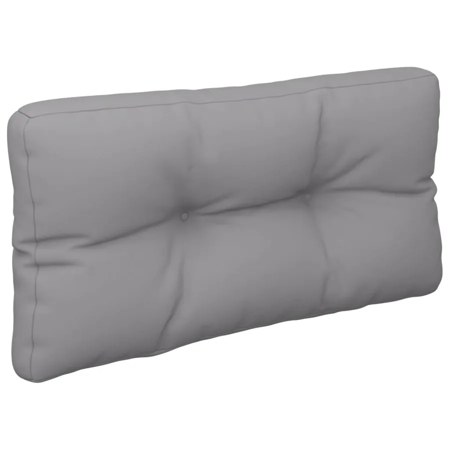 Coussins de palette lot de 2 gris tissu - 5