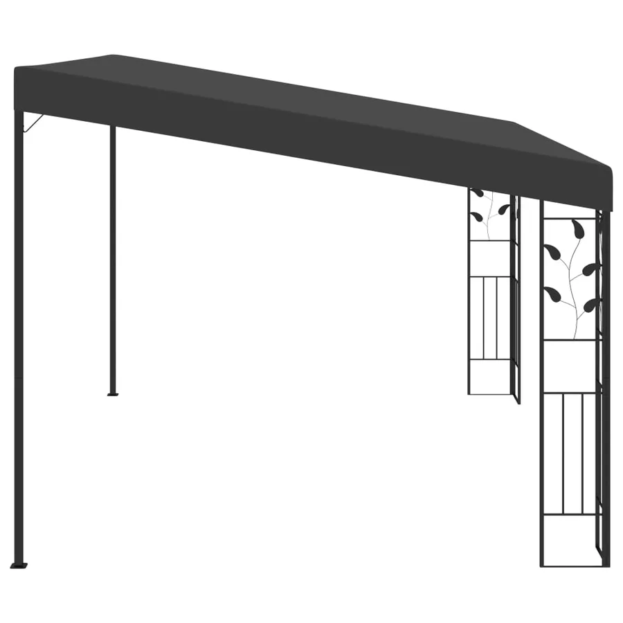 Belvédère à montage mural 4x3x2,5 m Anthracite - 4