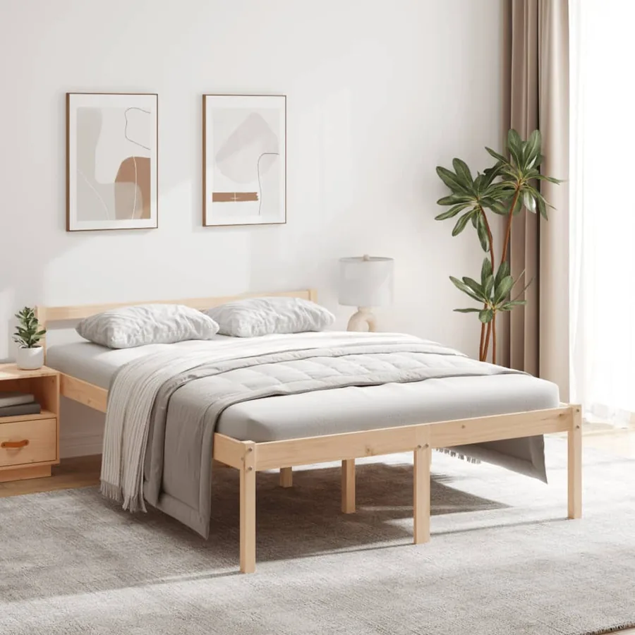 Lit pour personne âgée sans matelas 135x190 cm