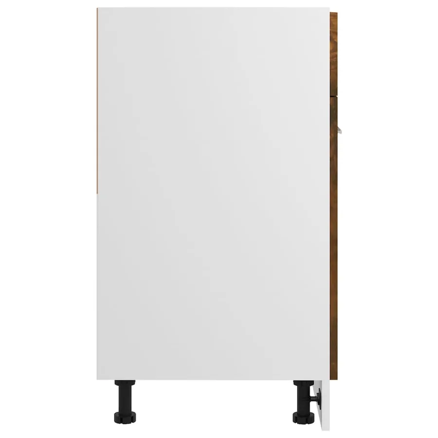 Armoire à tiroirs "Lyon" Chêne fumé 60 x 46 x 81,5 cm Bois d'ingénierie - 6