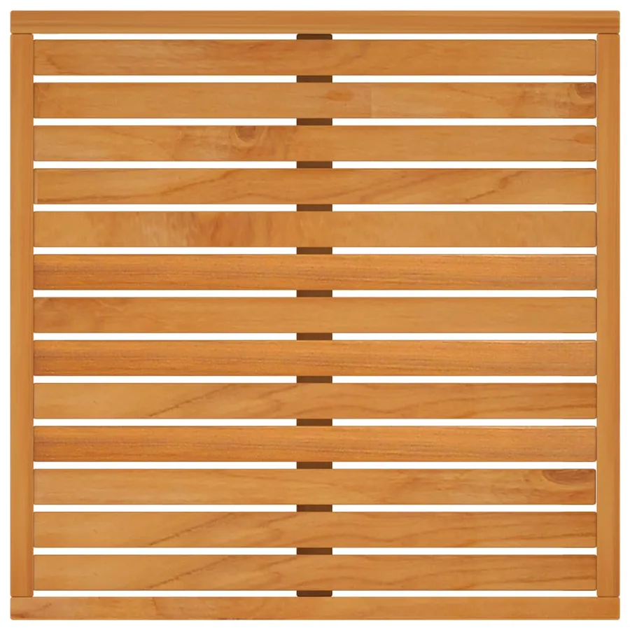 Table de jardin 68,5x68,5x24 cm Bois d'acacia massif - 5