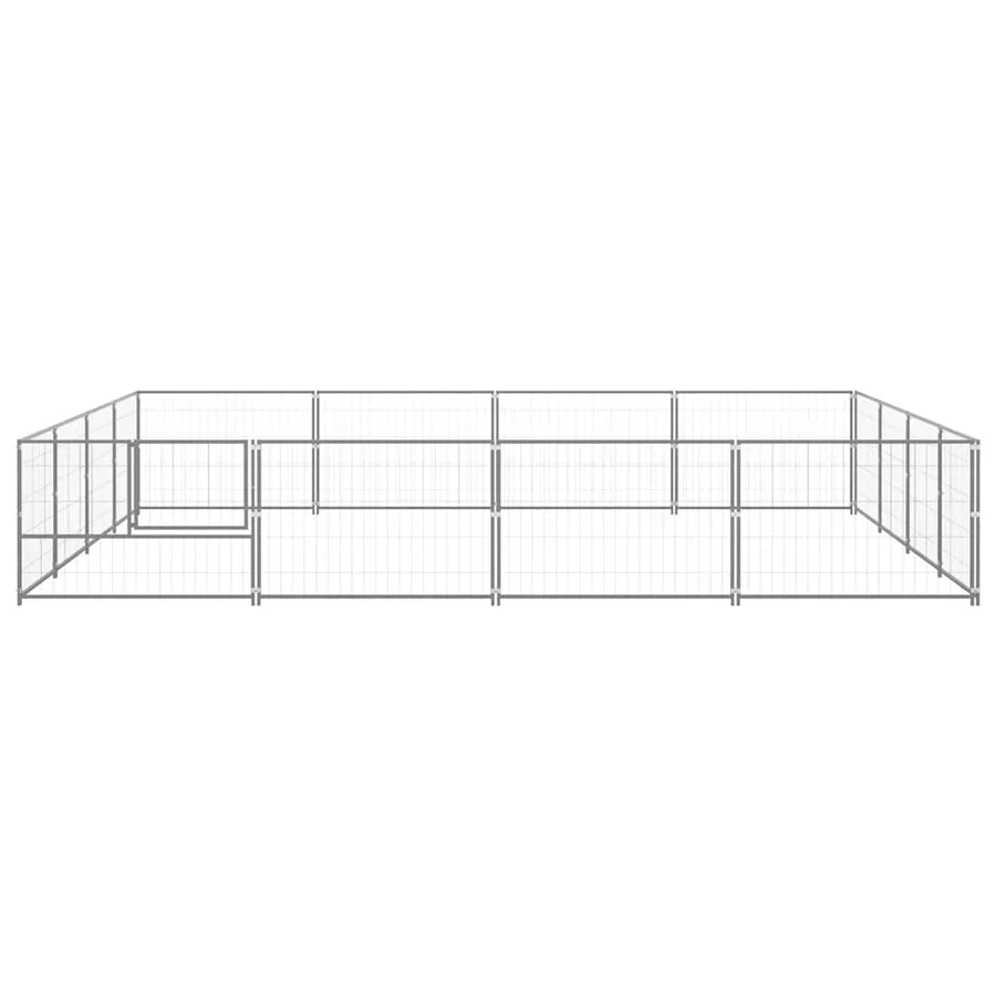 Chenil Argenté 16 m² Acier - 5