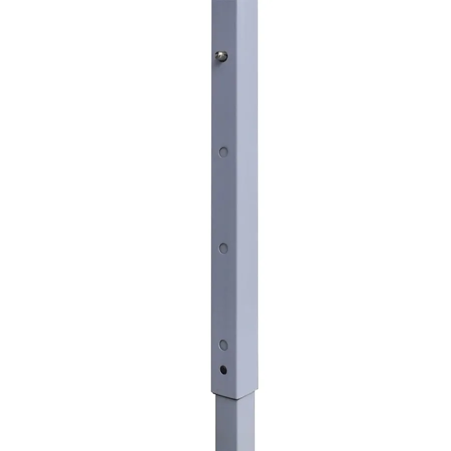 Tente de réception pliable professionnelle 3x3 m Acier Blanc - 4