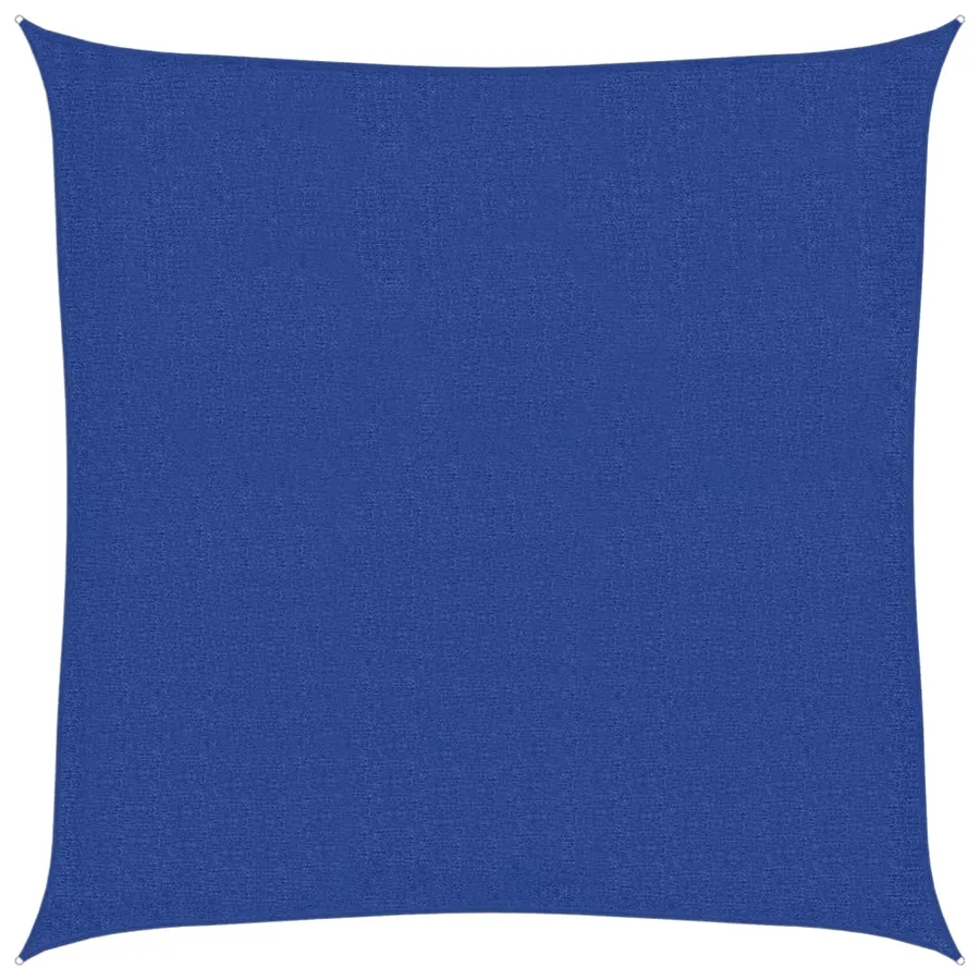 Voile d'ombrage 160 g/m² Bleu 2x2 m PEHD - 2