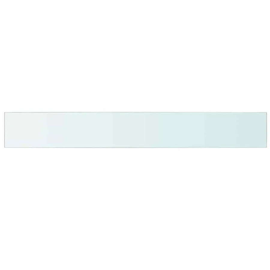 Panneaux d'étagère 2 pcs Verre Transparent 110 x 15 cm - 3