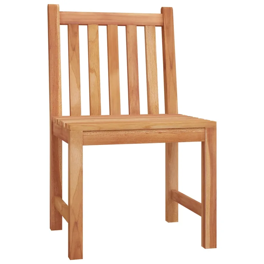 Ensemble à manger de jardin 5pcs Bois de teck massif - 6