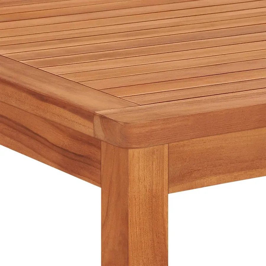 Ensemble à manger de jardin 5pcs Bois de teck massif - 9