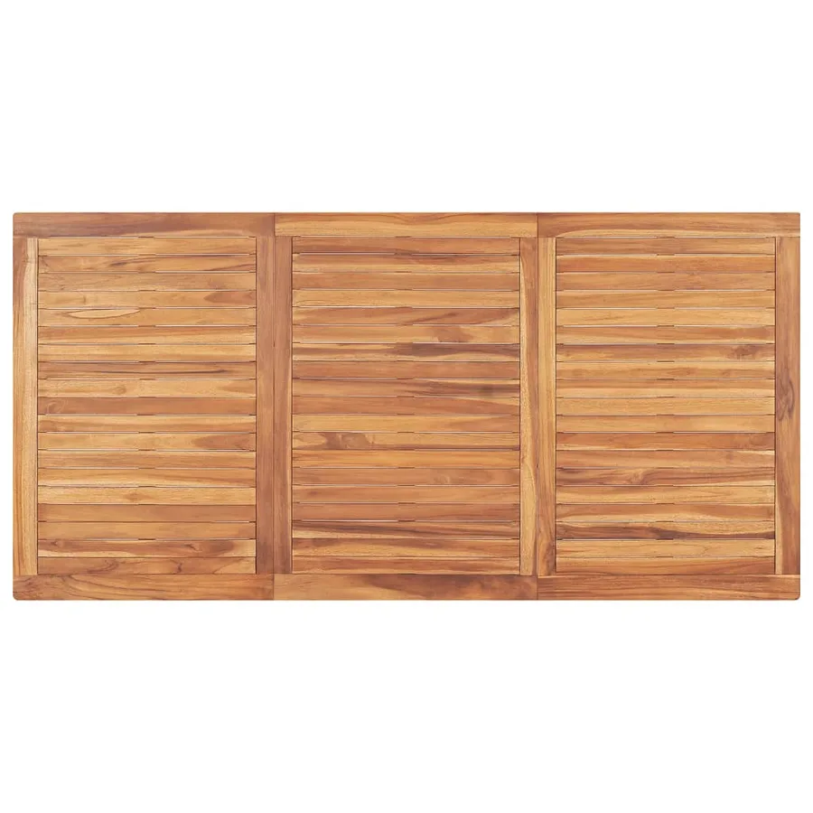 Ensemble à manger de jardin 5pcs Bois de teck massif - 11