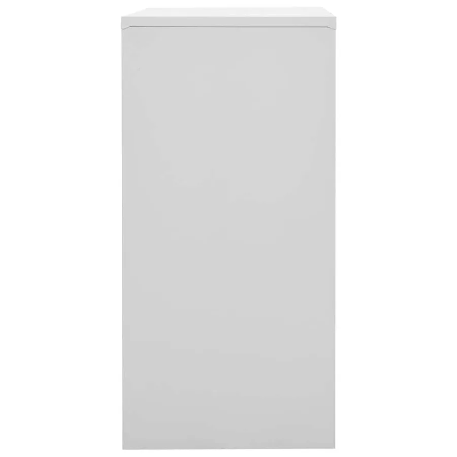 Armoire à casiers Gris clair et bleu 90x45x92,5 cm Acier - 3