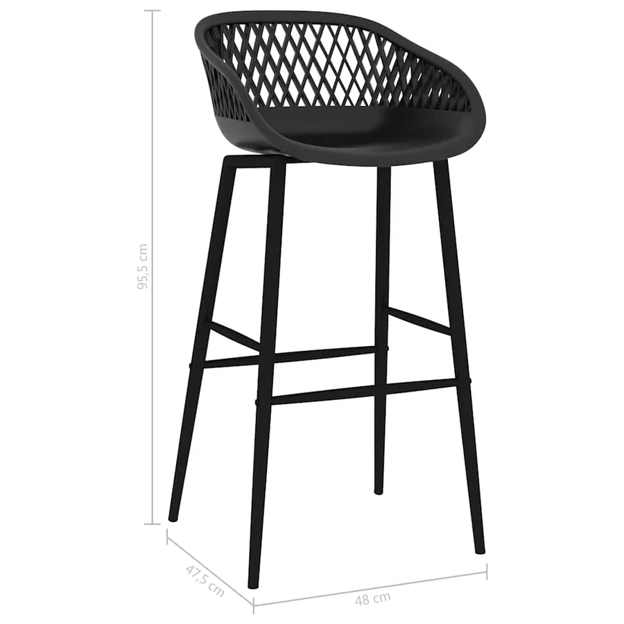 Ensemble de bar 7 pcs Noir - 13