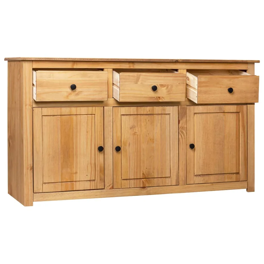 Buffet 135x40x80 cm Pin solide Assortiment Panama - 3