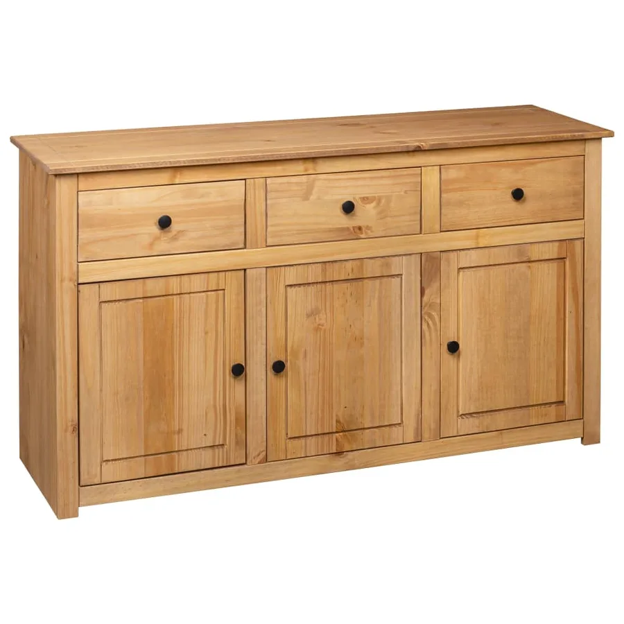 Buffet 135x40x80 cm Pin solide Assortiment Panama - 5