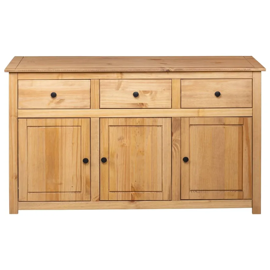 Buffet 135x40x80 cm Pin solide Assortiment Panama - 6
