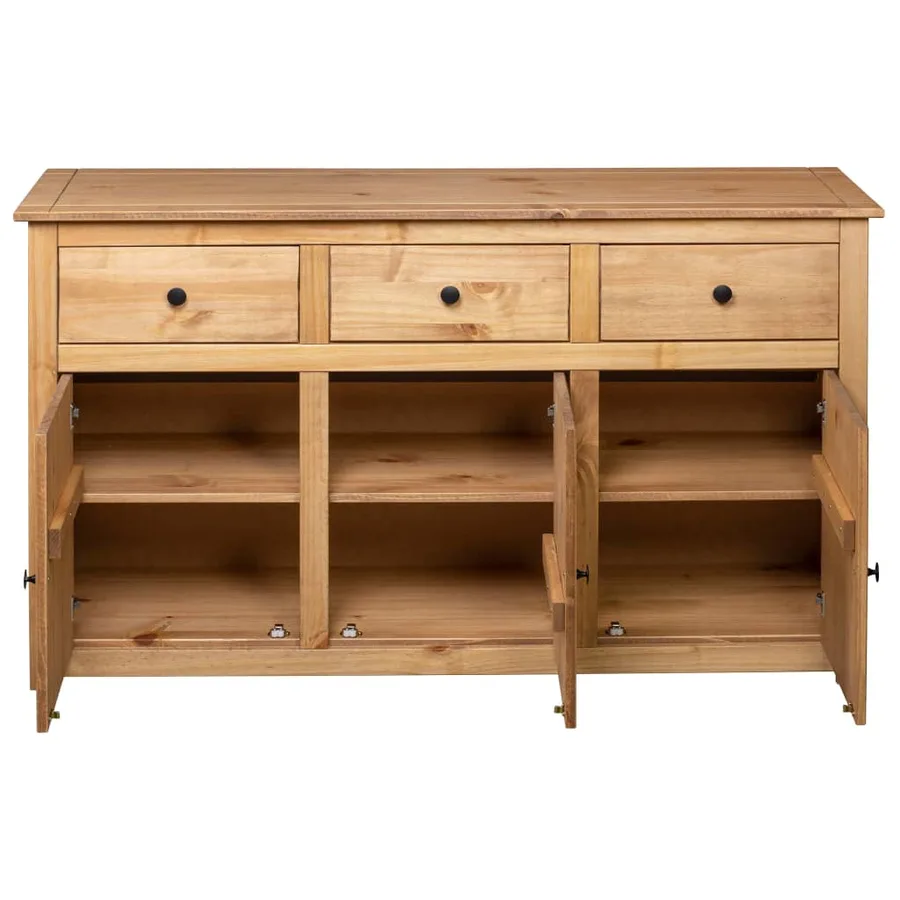 Buffet 135x40x80 cm Pin solide Assortiment Panama - 8