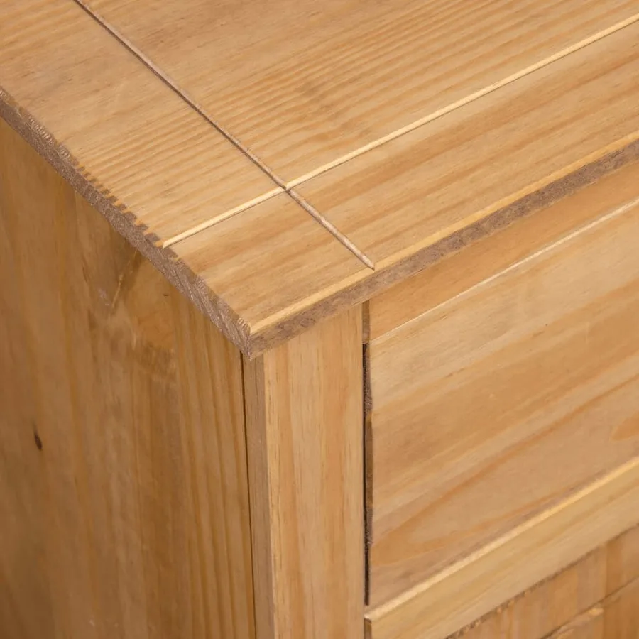 Buffet 135x40x80 cm Pin solide Assortiment Panama - 9