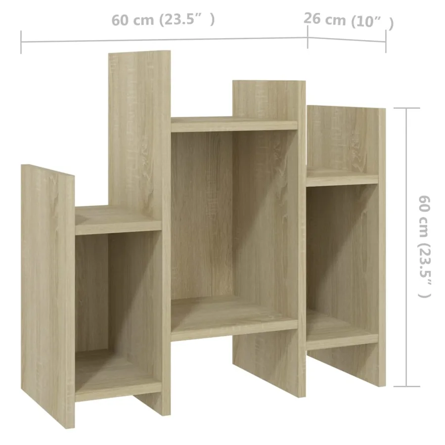 Armoire latérale Chêne sonoma 60x26x60 cm Aggloméré - 7