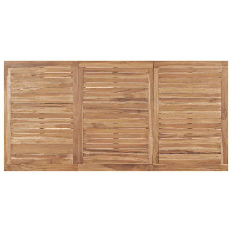 Table à dîner de jardin 180x90x77 cm Bois de teck solide - 4