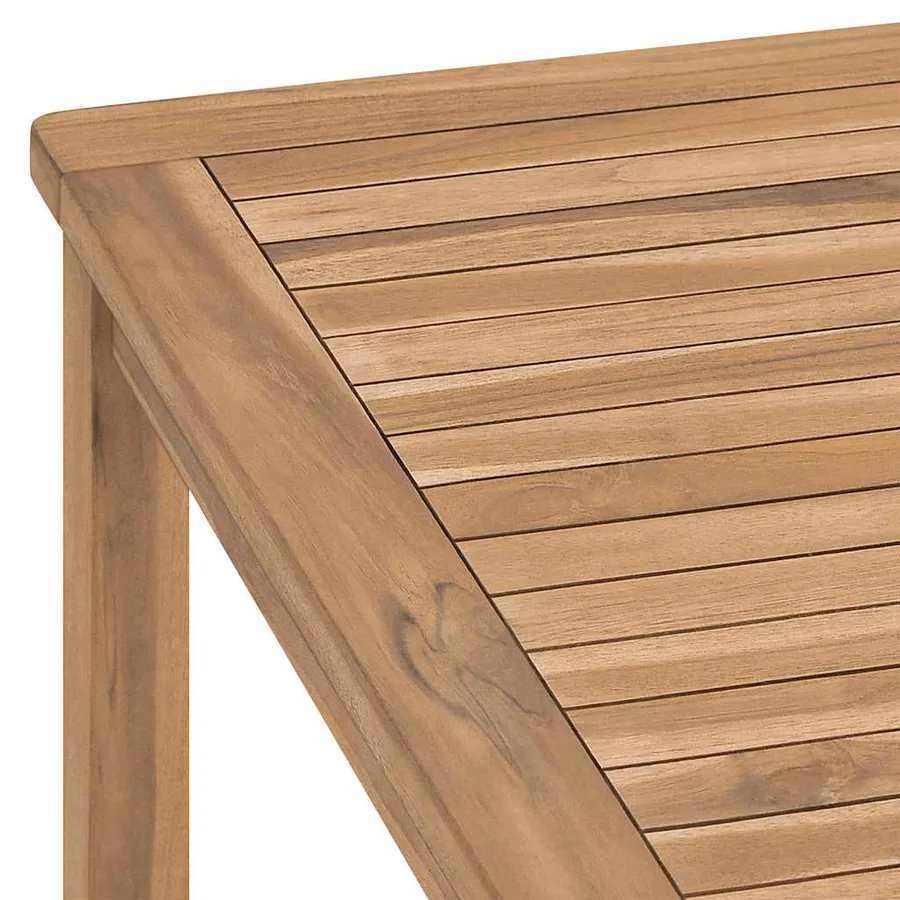 Table à dîner de jardin 180x90x77 cm Bois de teck solide - 5
