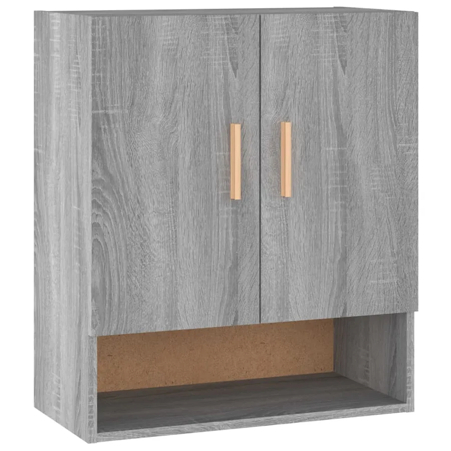 Armoire murale Sonoma gris 60x31x70 cm Bois d'ingénierie - 2