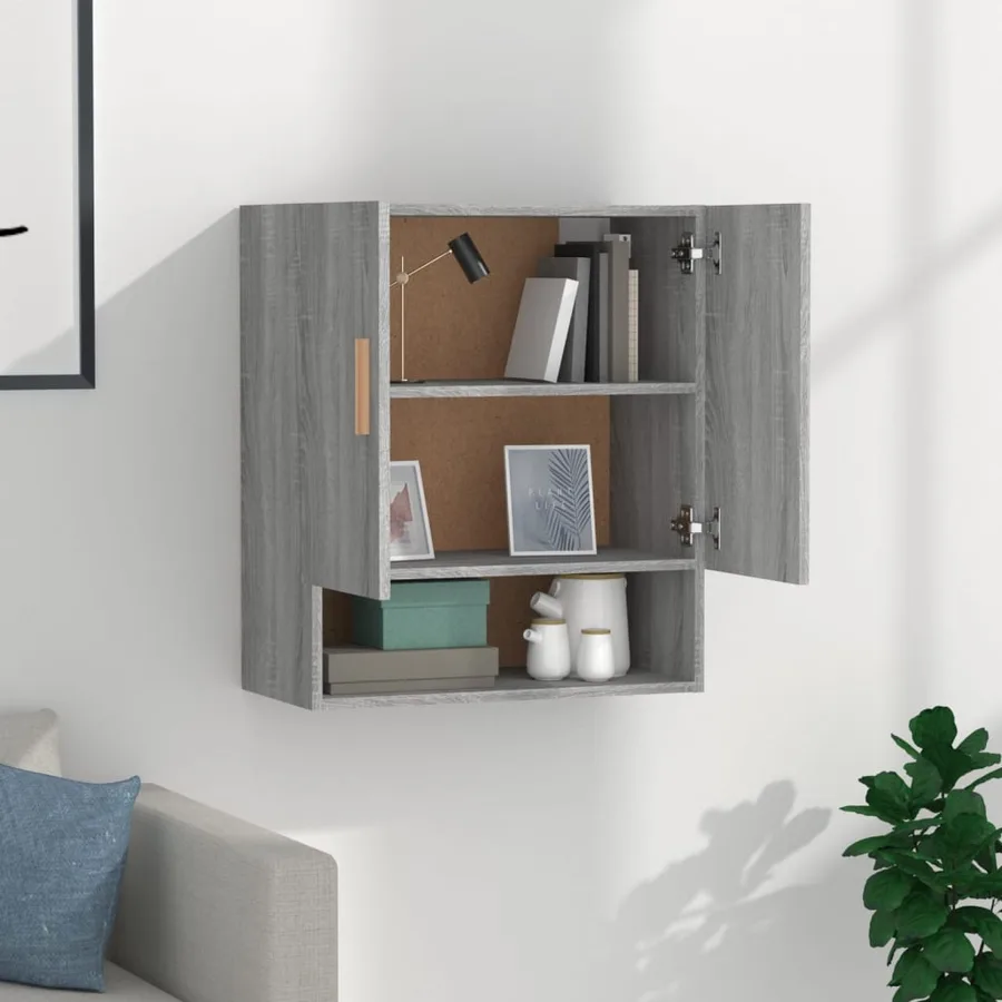 Armoire murale Sonoma gris 60x31x70 cm Bois d'ingénierie - 3