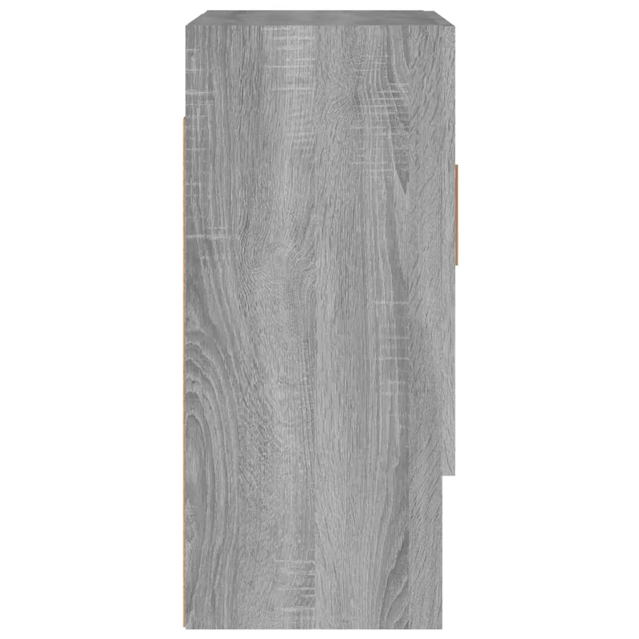 Armoire murale Sonoma gris 60x31x70 cm Bois d'ingénierie - 6