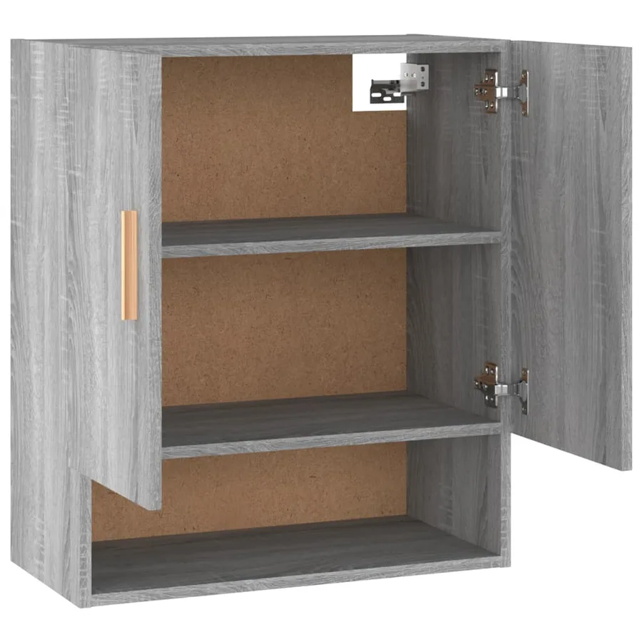 Armoire murale Sonoma gris 60x31x70 cm Bois d'ingénierie - 8