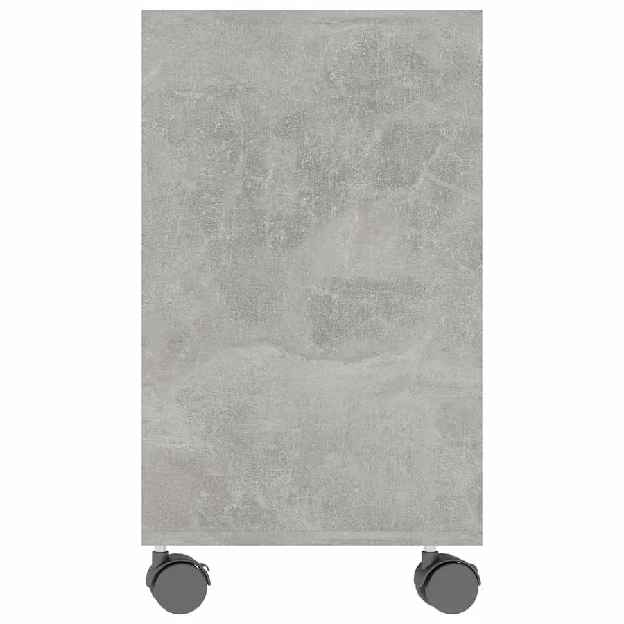 Table d'appoint Gris béton 70x35x55 cm Bois d'ingénierie - 5