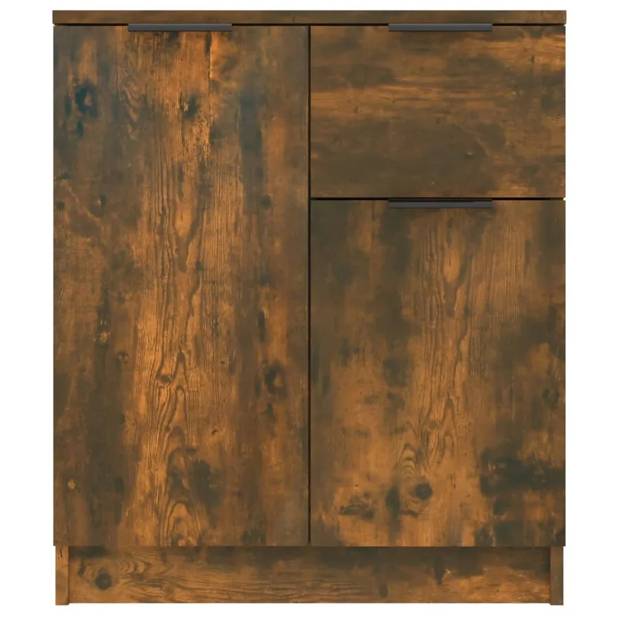 Buffets 2 pcs Chêne fumé 60x30x70 cm Bois d'ingénierie - 7