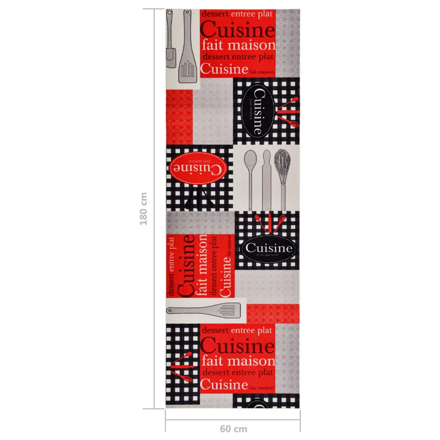 Tapis de sol de cuisine lavable Cuisine 60x180 cm - 6