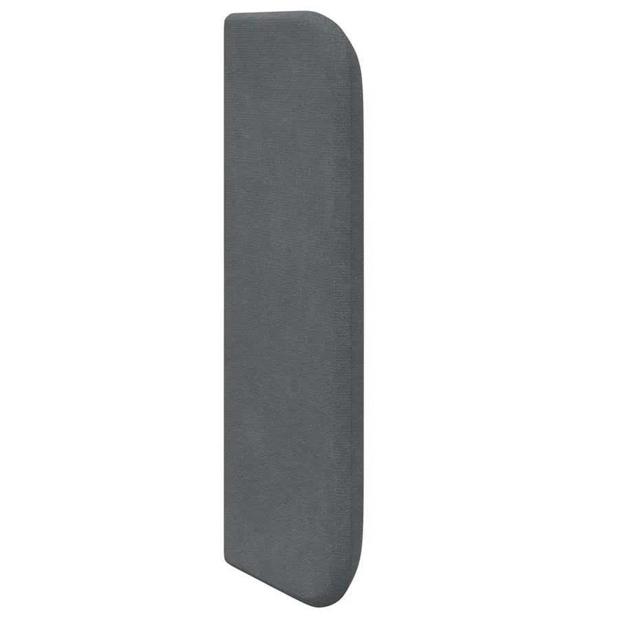Oreille de tête de lit Gris 40,5 x 40,5 x 4 cm Velours - 5