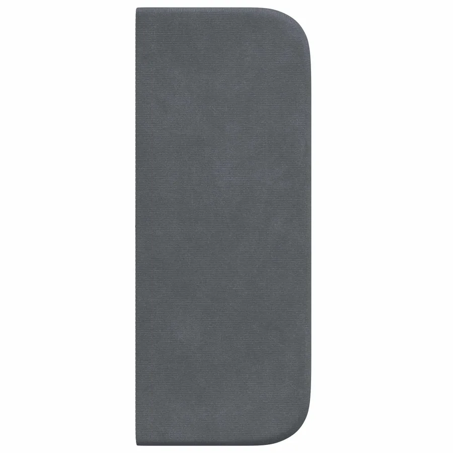 Oreille de tête de lit Gris 40,5 x 40,5 x 4 cm Velours - 7