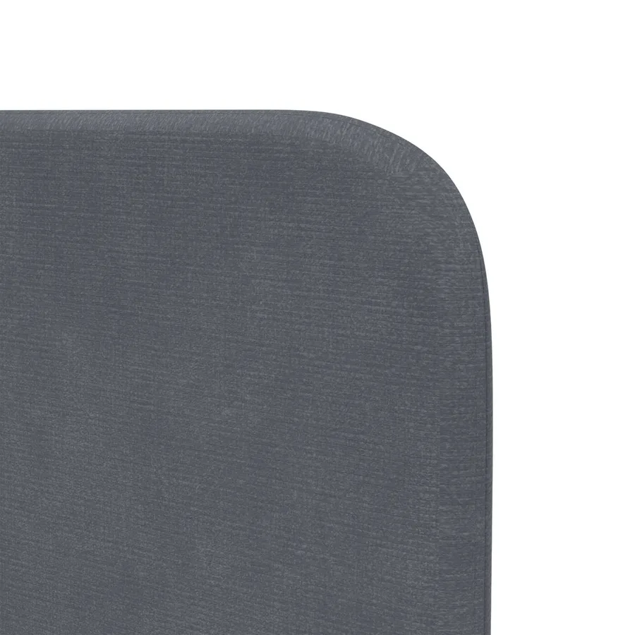Oreille de tête de lit Gris 40,5 x 40,5 x 4 cm Velours - 9