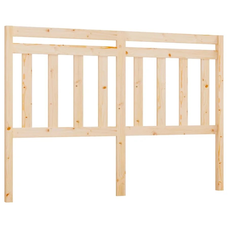 Tête de lit 146x4x100 cm Bois massif de pin - 2