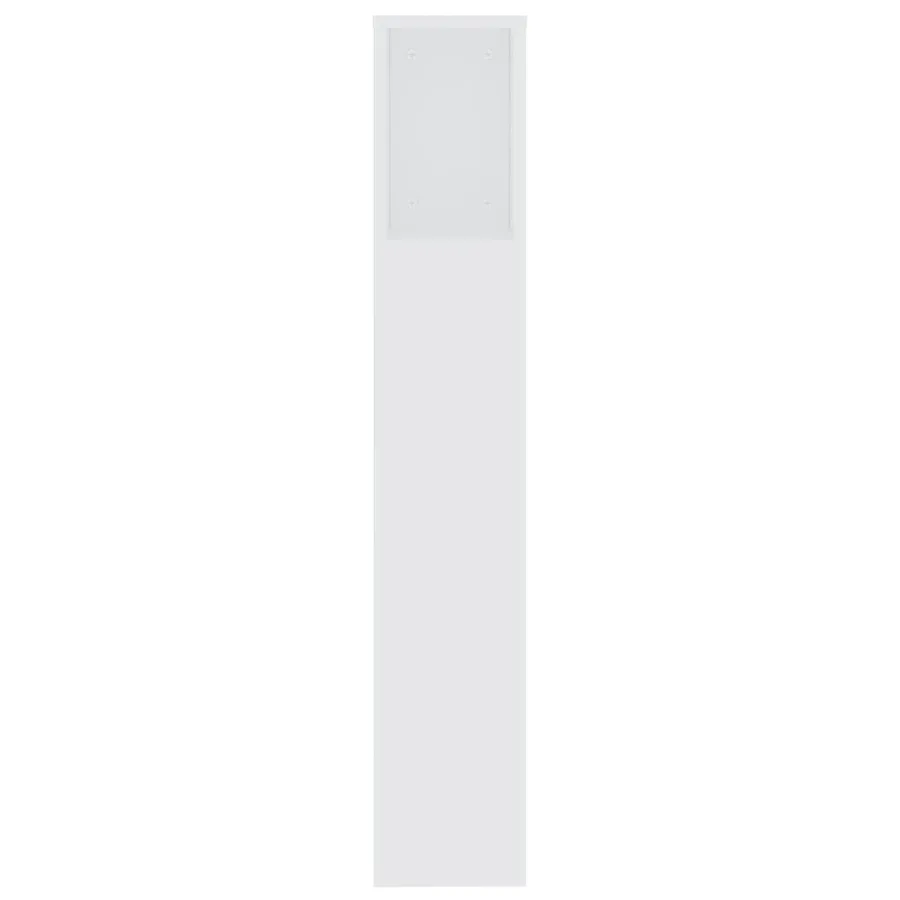 Armoire de tête de lit Blanc 200x18,5x104,5 cm - 4