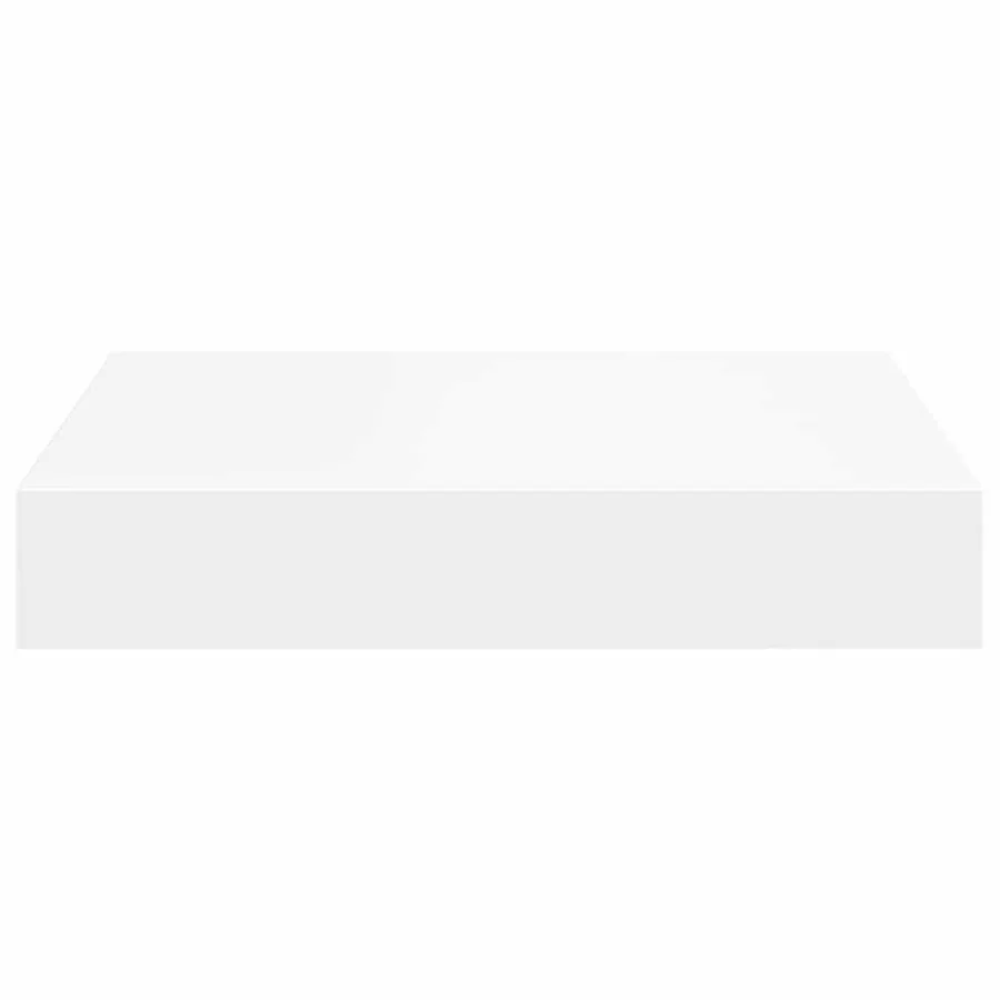 Étagères murales flottantes 2 pcs blanc 23x23,5x3,8 cm MDF - 7